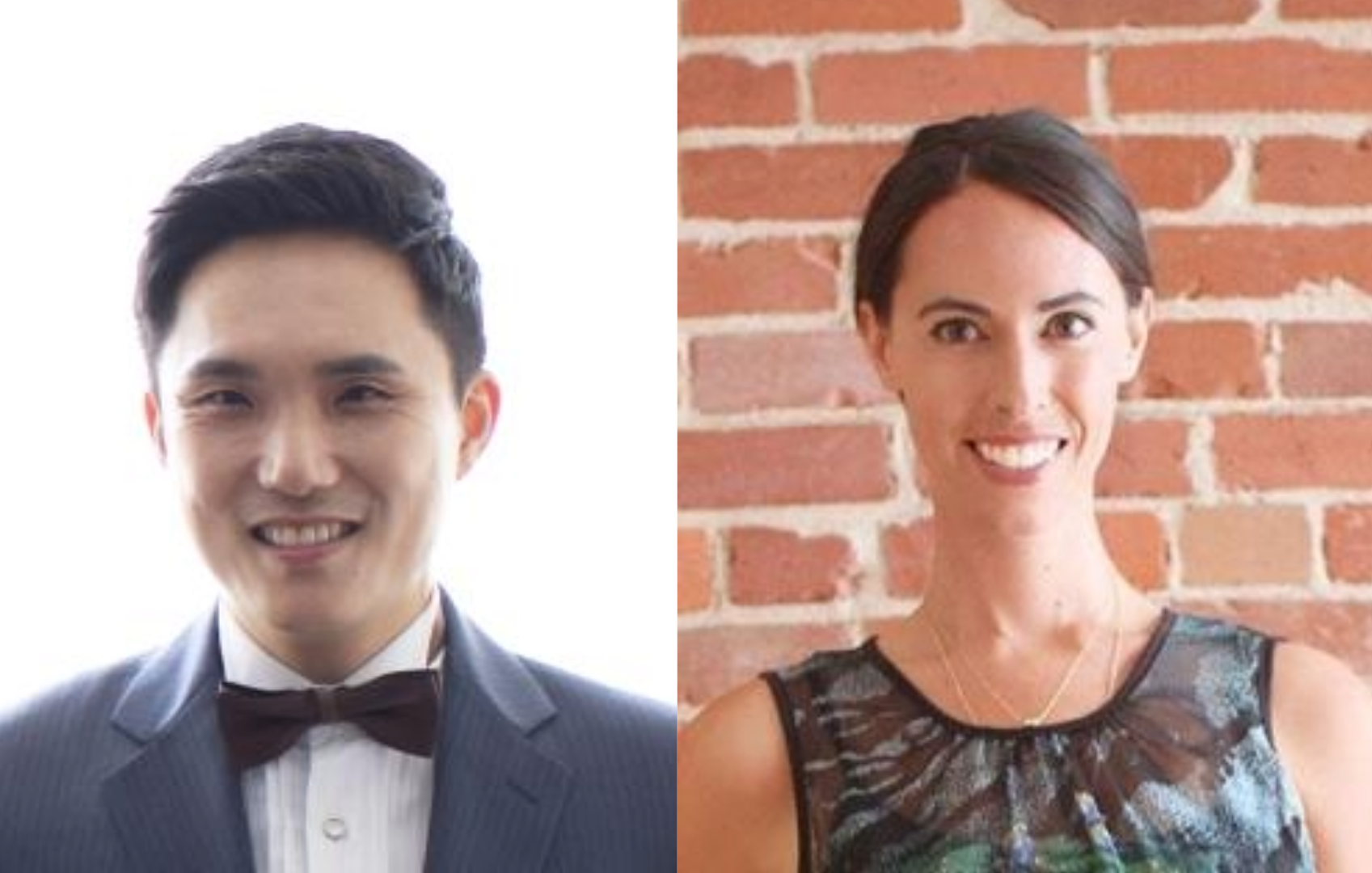 Headshots of professors Lee and Brodie